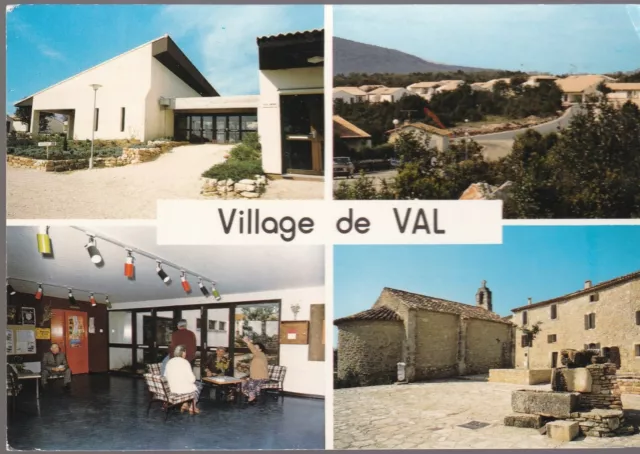 MÉJANNES LE CLAP 30 Village de Vacances de VAL CPA écrite à Mariette vers 1970