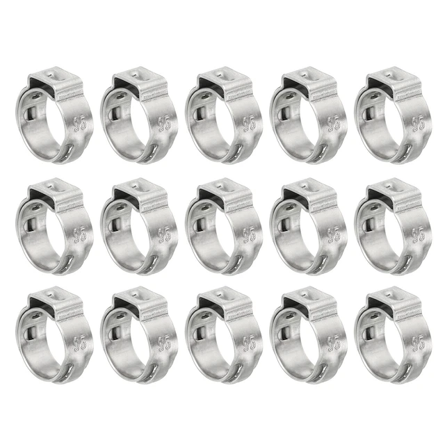 Confezione da 60 Morsetto Cinch PEX 5/16", 304 Anelli Crimpatura Acciaio Inox 7,8-9,5 mm
