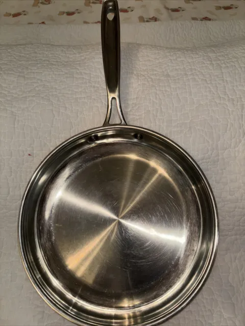 Cuisinart Chef's Classic Stainless 10 Inch Skillet, Stainless Steel W/steam Lid
