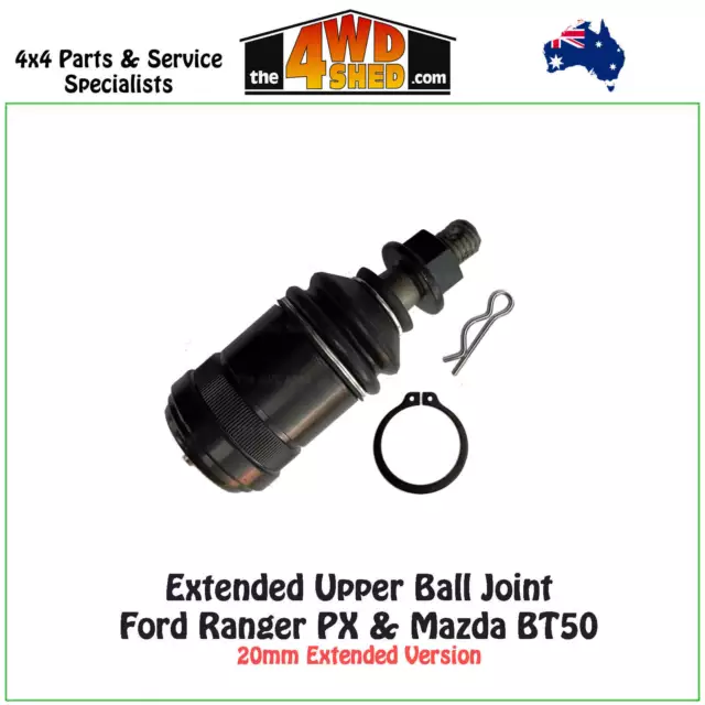 Roadsafe 4WD Extended Upper Ball Joint fit Ford Ranger PX & Mazda BT50 20mm