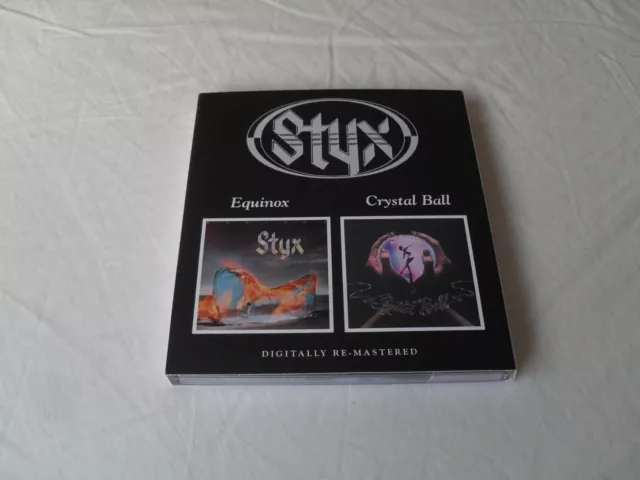 STYX - EQUINOX and CRYSTAL BALL CD package with 16 page bio and lyrics booklet
