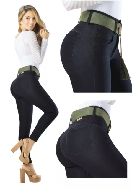 Women's High Waist Leggings Colombianos Extreme Butt Lifter Levanta Cola  Push Up