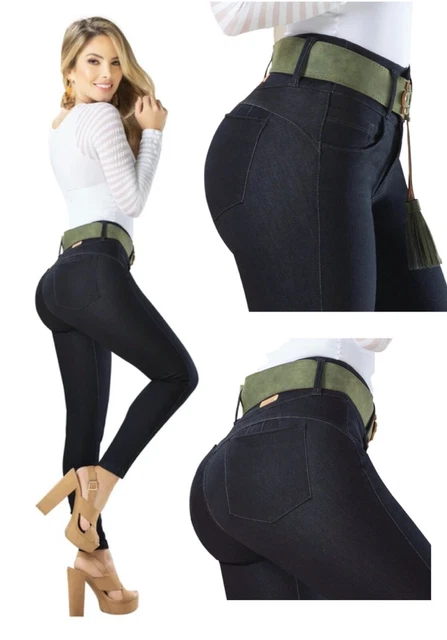 Colombian Push Up Skinny Tummy Tuck Jeans Butt Lifter Pantalon Levanta Cola  Sexy