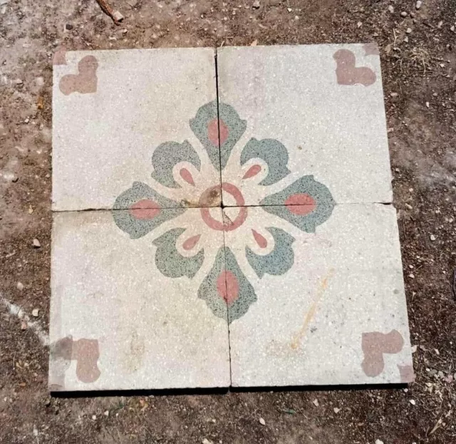 CEMENTINE ANTICHE A MOSAICO - 40X40CM ORIGINALI - Piastrelle Mattonelle Riggiole