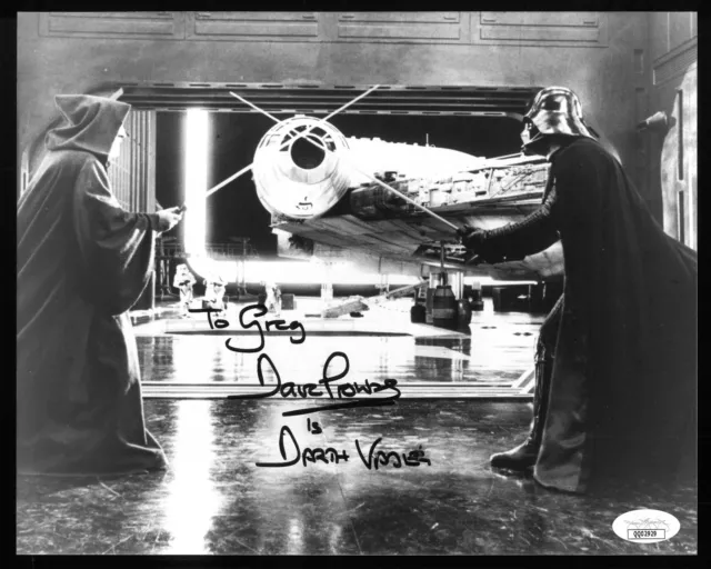 DAVID PROWSE is Darth Vader Signed Autographed 8x10 Photo ~ JSA Authenticated
