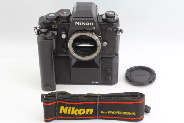 [Casi como nuevo] Cuerpo de cámara fotográfica Nikon F3 HP 35 mm y unidad de motor MD-14 de JAPÓN