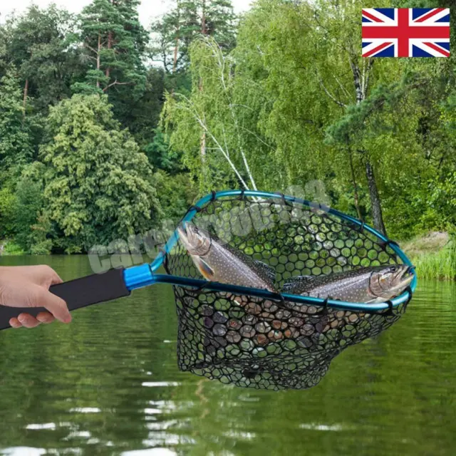 EXTENDABLE FISHING NET Fishing Nets Small Fishing Net Fish £7.48 - PicClick  UK