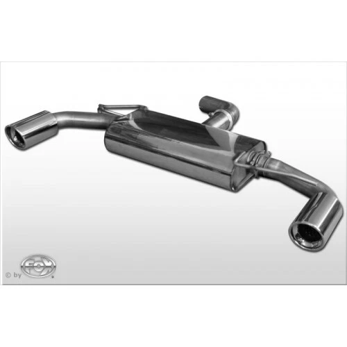 Fox Rennsportanlage 2X 1X90Mm Typ 17 Für Volkswagen (Vw) Golf 6