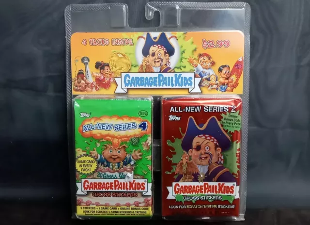 Topps Garbage Pail Kids All New Series Mix 4-Pack Blister 2004