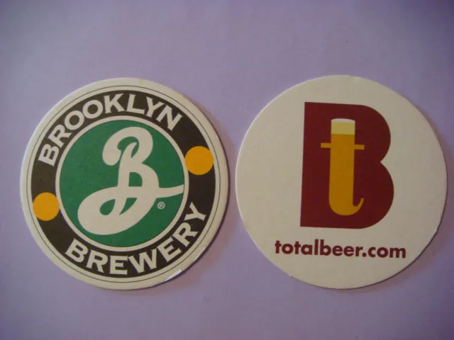 BEER Breweriana COASTER: BROOKLYN Brewing ~ New York Award Winning Craft Brewery
