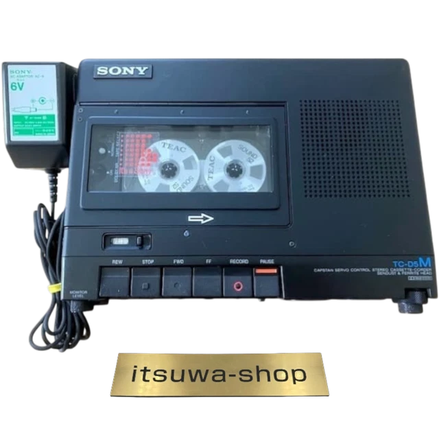 Sony registratore a cassette stereo portatile vintage TC-D5M usato