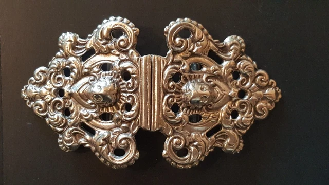 Fibbia Per Cintura Più Piccola In Stile Occidentale, Leggera, Vintage. Finti Accenti Turchesi - Italia - Foto 4