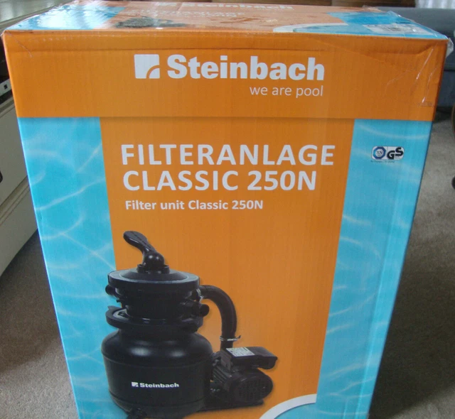 Steinbach Sandfilteranlage Speed Clean Classic 250n Bedienungsanleitung STEINBACH SANDFILTERANLAGE SPEED Clean Classic 250N Sandfilter EUR 88