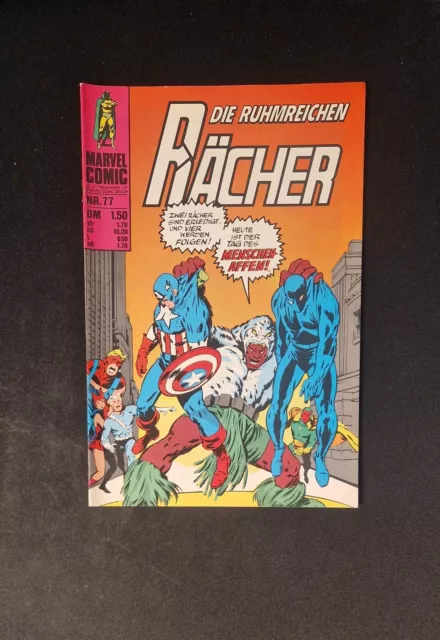 Marvel Comic - Die Ruhmreichen Rächer - Nr. 77 - 1977