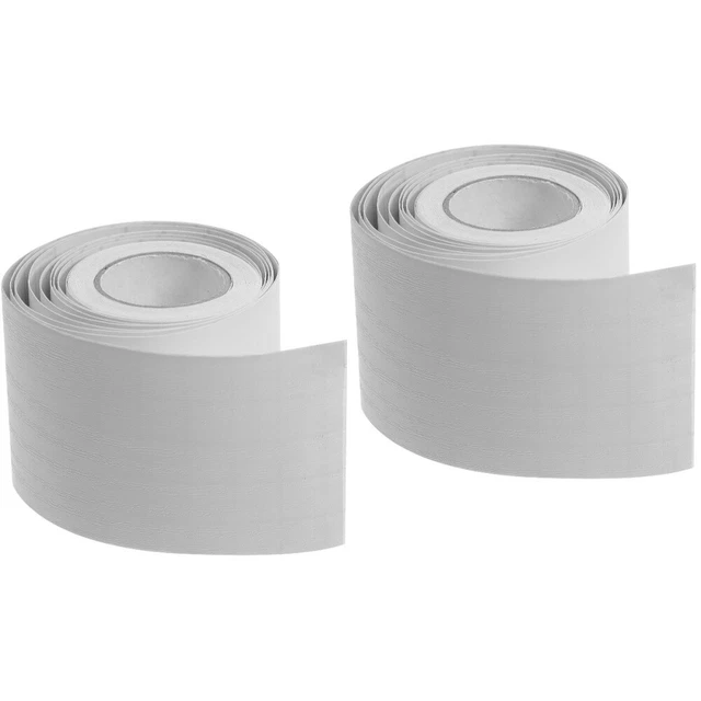 Set 2 Taglio Baseboard Autoadesivi Taglio Peeling Stick Carta da parati Bordo Appiccicoso