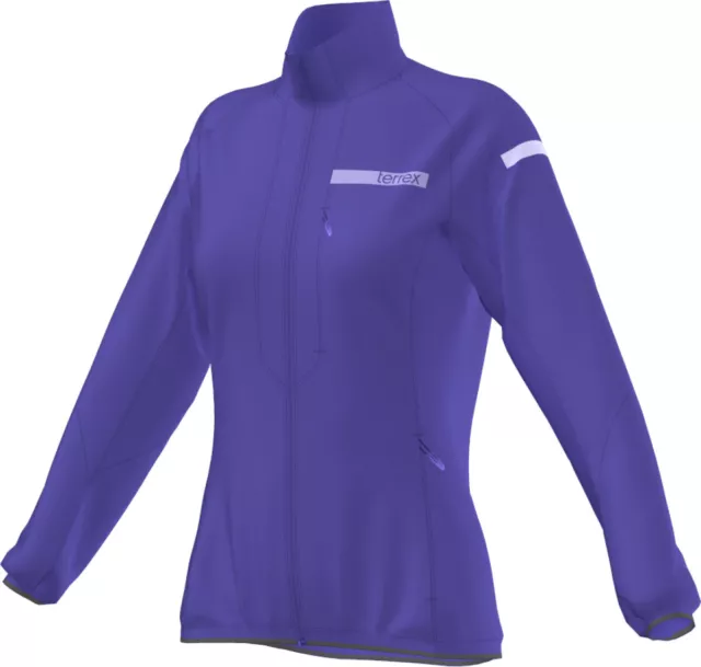 Adidas Femmes Manteau de Vélo Veste W Tx Hyb Sosh J Violet Coupe-Vent Hydrofuge