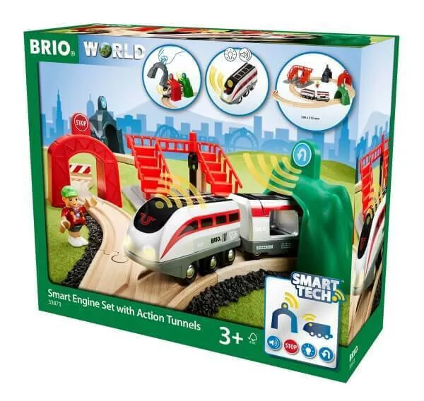 BRIO 63387300 Großes Smart Tech Reisezug Set  Holz und Kunststoff   #1