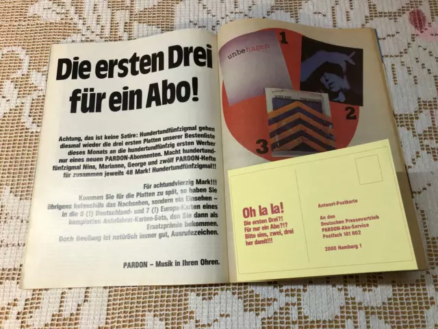 Zeitschrift pardon, Das satire Magazin Nr. 3 aus dem Jahr 1980, Das Original RAR 2