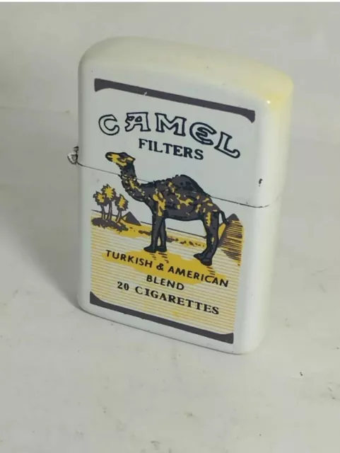 Camel Oil Petrol Smoking Cigarettes Lighter Vintage Collectibles