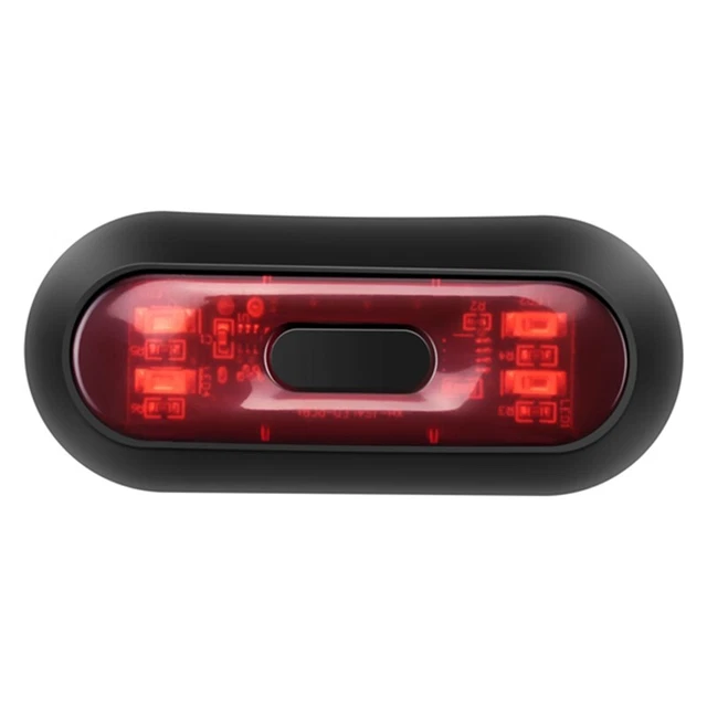 Luce LED per Casco, Luce Freno per Casco Moto Ricaricabile Luce Posteriore  K5Z7