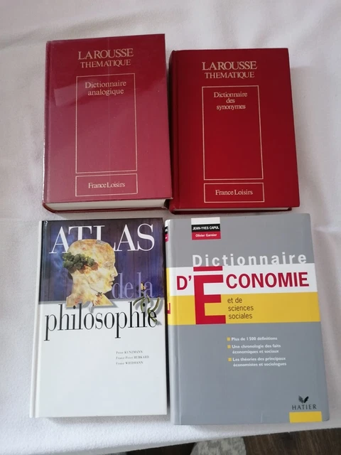 Lot De Dictionnaires