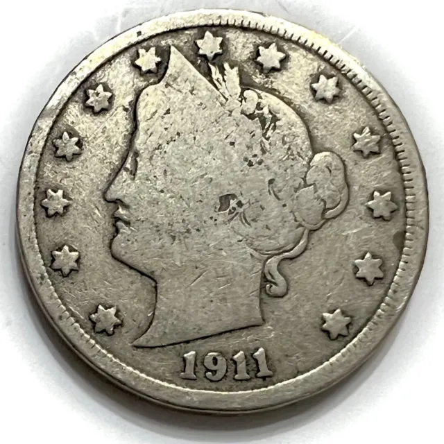 Liberty Head V Nickel 1911 5c Coin Collection