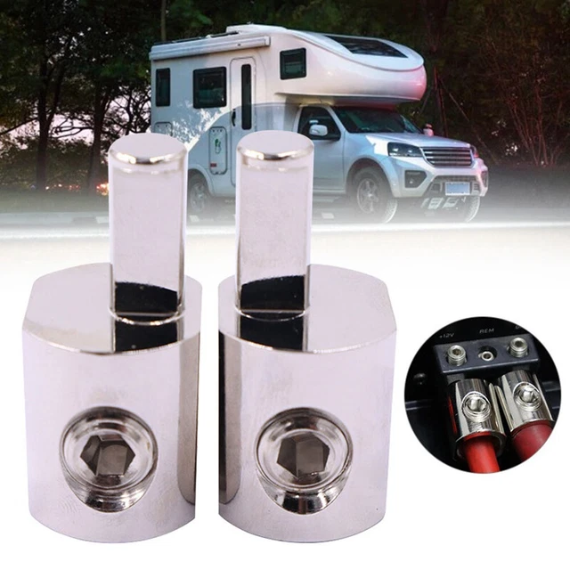 1Pair Car Audio Modified Power Replacement Accessorie Power Ground Wire Terminal