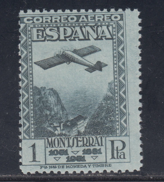 Espagne (1931) Neuf Sans Charnière MNH - edifil 654 (1 Pts ) Montserrat L1