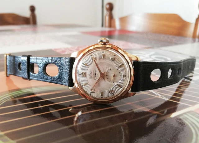 Montre Ancienne BRUNEX Mécanique 15 Rubis - Pour Homme, Acier, à Réviser