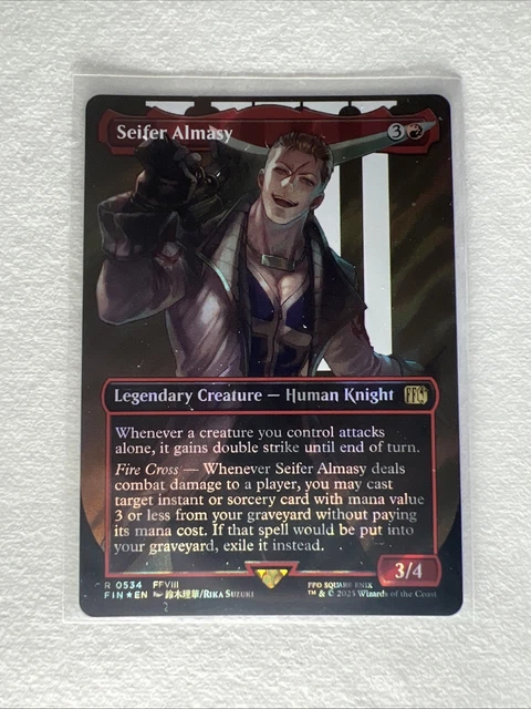 拡張アート Seifer Almasy foil 英語版 MTG Seifer Almasy Japanese | eBay