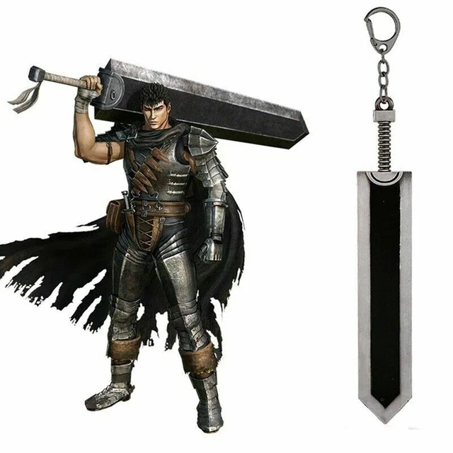 ANIME BERSERK GUTS Dragon Slayer Sword Black Swordsman Legend Warrior