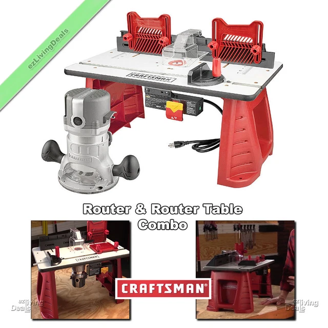 CRAFTSMAN ROUTER & Router Table Combo Benchtop Portable Wood