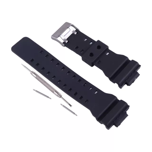 Watch Strap Band + Pins Fit for G Shock GA-100 G-8900 GW-8900 Replace Part ym