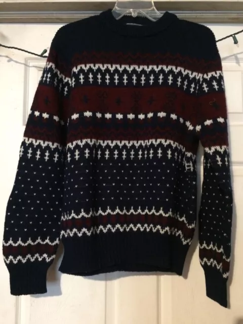 Stylin' Vintage BARNABY 100% Acrylic Knit Sweater++SIZE L++