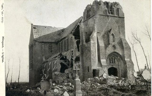 Ww1 // Cpa / Guerre Militaire // Nieuport L'eglise