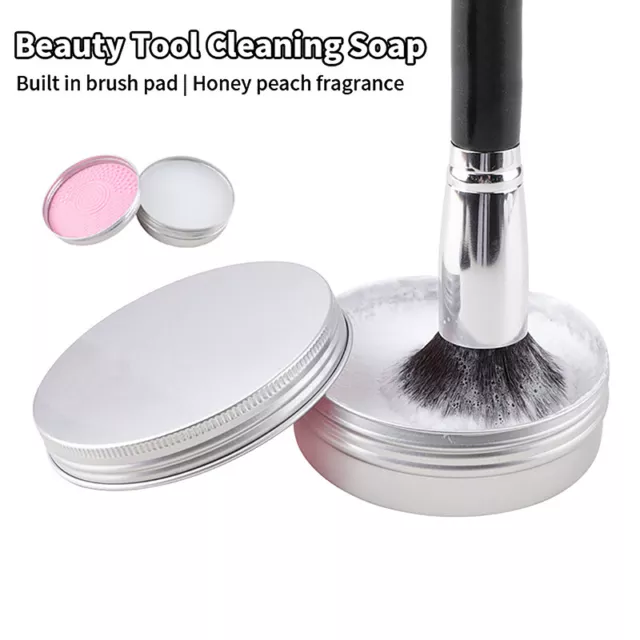 2IN1 Silicone Makeup Brush Cleaner Soap Pad Washing Scrubber Board Cleaner Bo JW