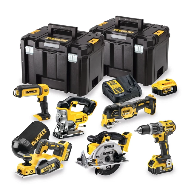Dewalt DCK665P3T Kit 6 pezzi cordless 18 V - batterie 3 x 5,0 Ah
