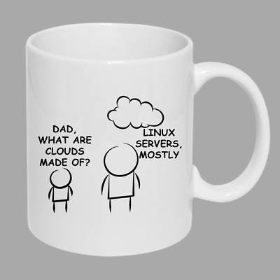 Dad What Are Clouds Funny Mug Rude Humour Joke Present Novelty Gift Cup