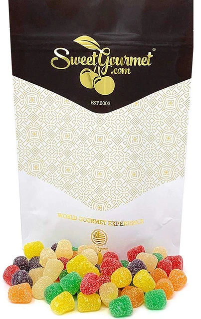 Spice Drops Candy Old Fashioned Gumdrops Jelly Candy 1 Pound Bag