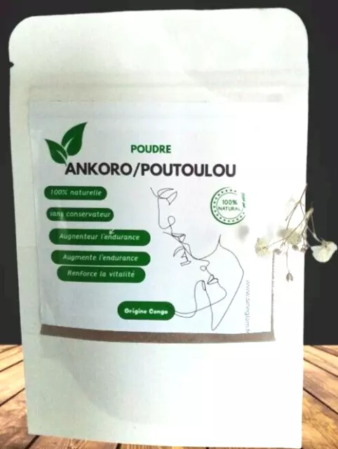 ANKORO/POUTOULOU RETARDANT Poudre Très Puissante Pour Homme 100%  BIO 10 g