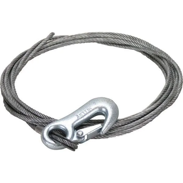 Winch Wire - Snap Hook 5.0mm x 6.1m