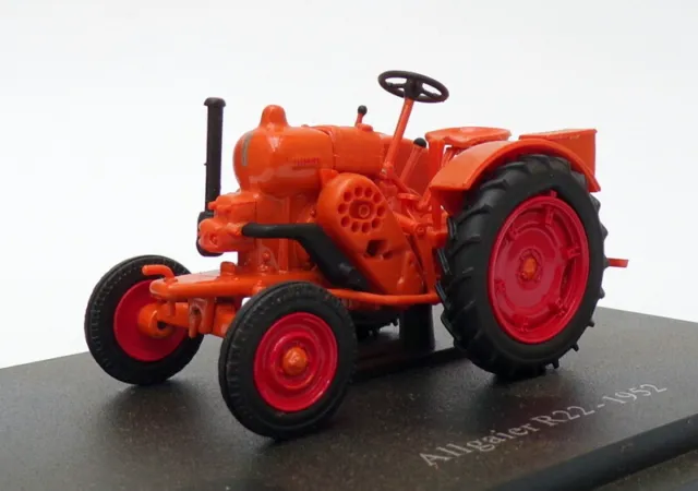 Hachette 1/43 Scale Model Tractor HT132 - 1952 Allgaier R22 - Orange