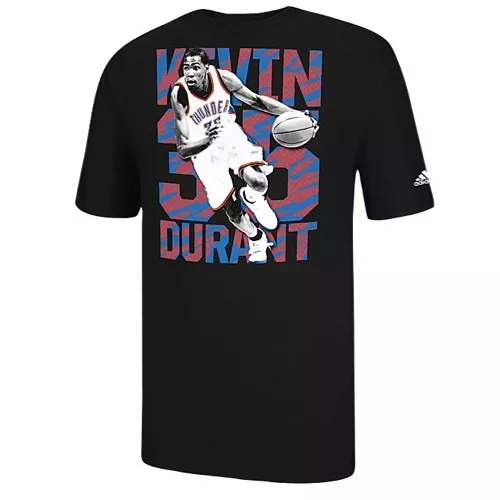 T SHIRT KEVIN DURANT Oklahoma City Thunder nuova con etichette NBA