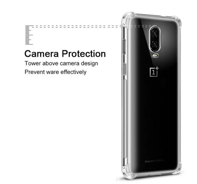 Funda Gel Tpu Anti-Shock Transparente para Oneplus 6T 2