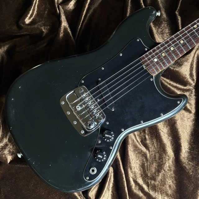 Fender Bronco 1978 Black Guitar For Sale Fluxson Music