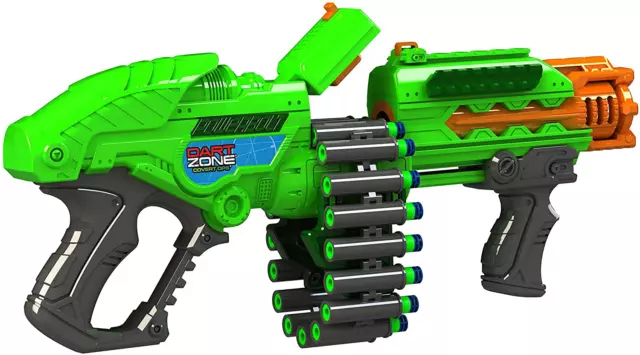 Big Nerf Gatling Machine Gun Motorized Automatic Belt Blaster Best For Kids  Auto