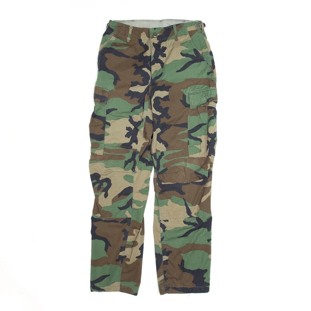 WINFIELD MFG CO INC Pantaloni Dritti Regolari Mimetici Verde Esercito W30 L31