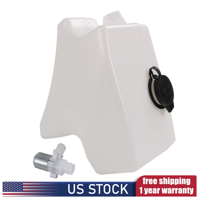 WINDSHIELD WASHER RESERVOIR w/ Pump FITS Perterbilt Kenworth HD 0616