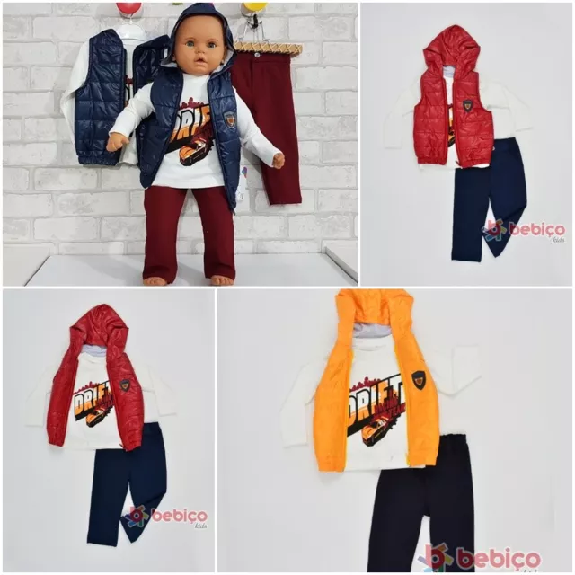 Summer Autumn New born gift Infant Kids Baby Boy Sweatshirt Hooded Pants Outfits