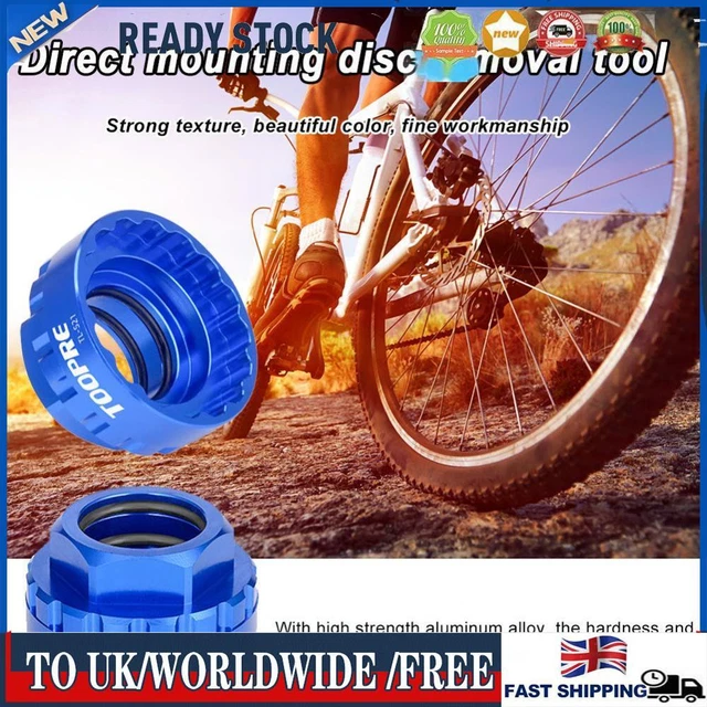 Bike Direct Mount Chainring Lock Ring Tool for M7100 M8100 M9100 (Blue)